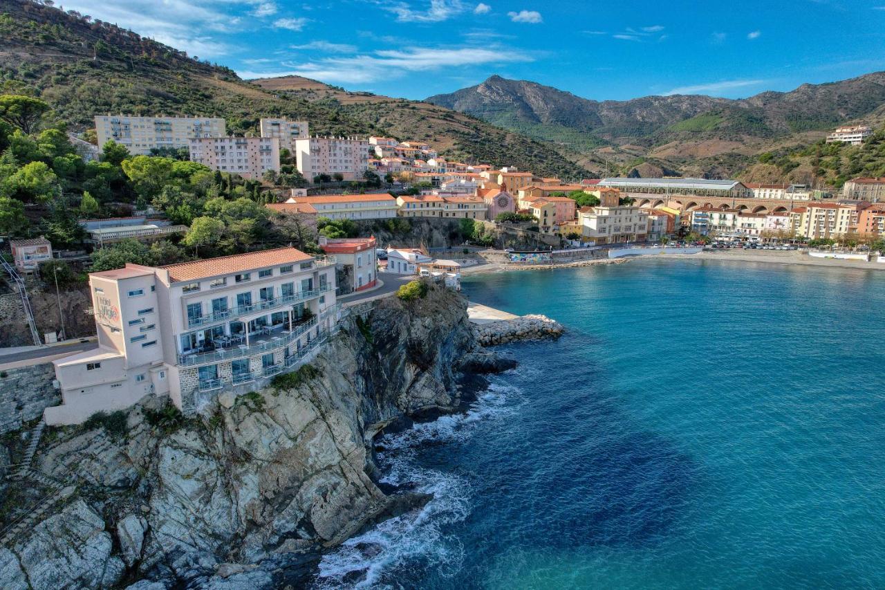 Hotel La Vigie - Face A La Mer Cerbère Eksteriør billede