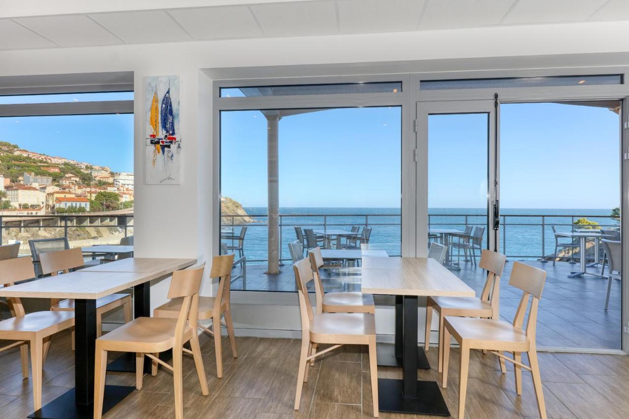 Hotel La Vigie - Face A La Mer Cerbère Eksteriør billede