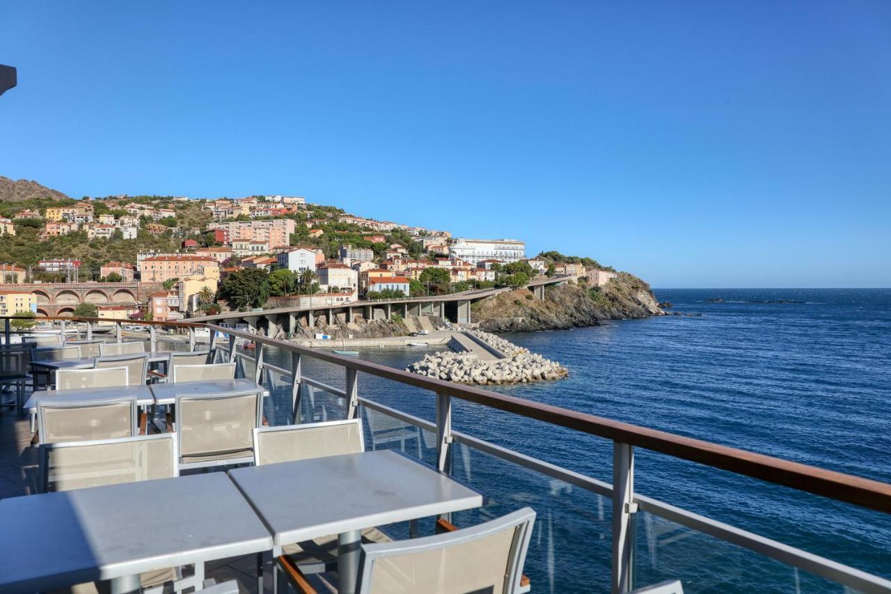 Hotel La Vigie - Face A La Mer Cerbère Eksteriør billede